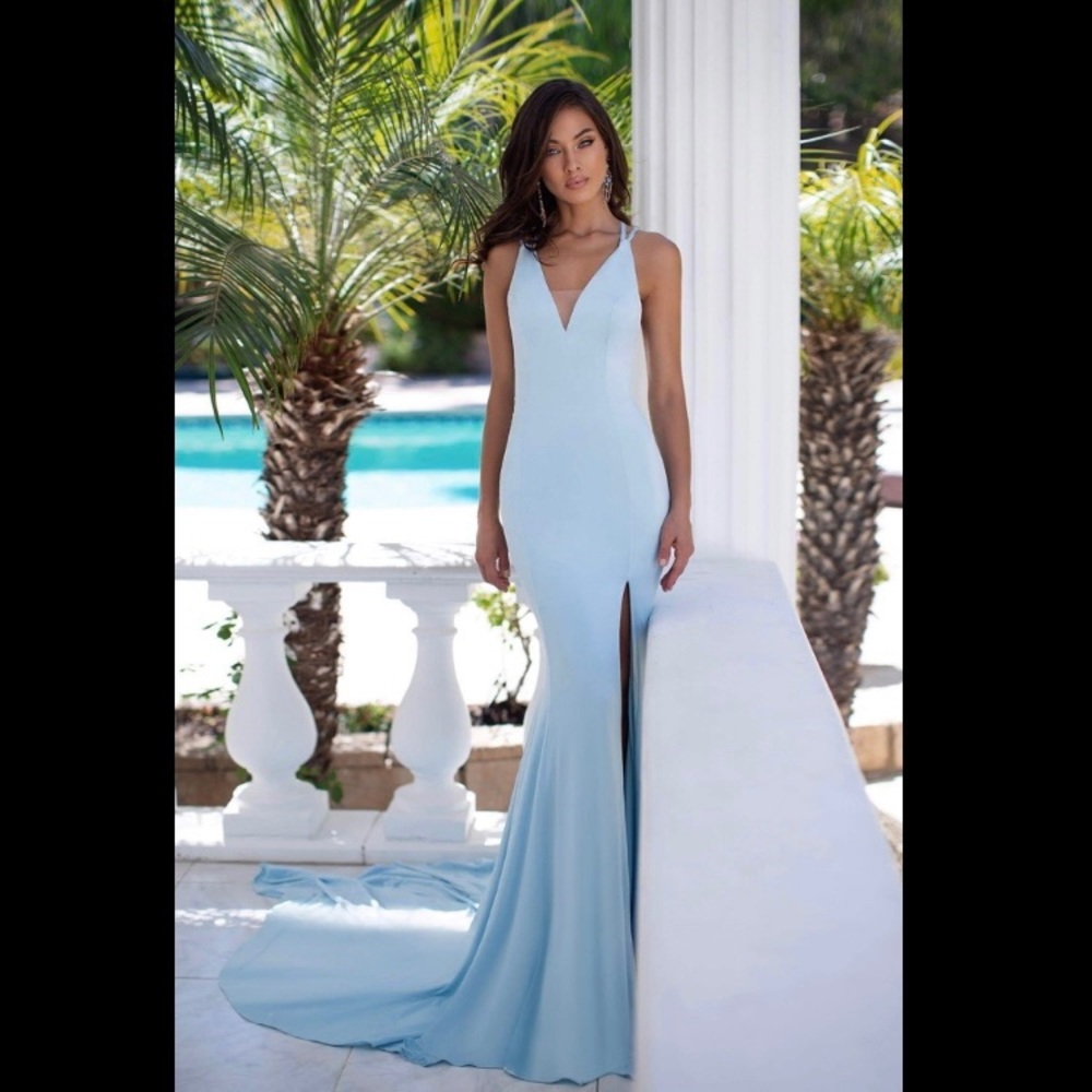 Alamour the Label Gianna Sky Blue Dress